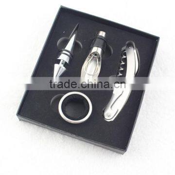 Gift Box 4 Piece Wine Accessory Set Wine Tool Kit Opener Set photo-2