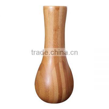 Quality Birch Flower Vase Home Desk Decoration, Whole Wood Vintage Flower Vase