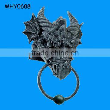Ancient horned dragon decorative Door Knocker