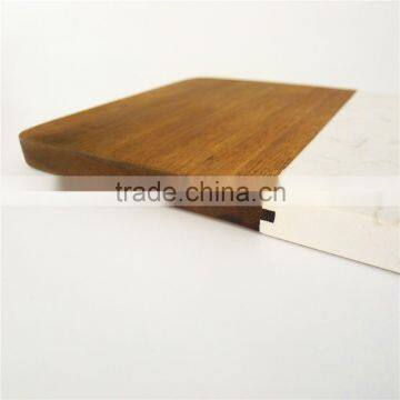 Rectangle Marble and Acacia Wood Cutting Board photo-3