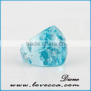 Clear Resin Rings for Girls ,pressed Real Dried Flowers Resin Ring photo-5