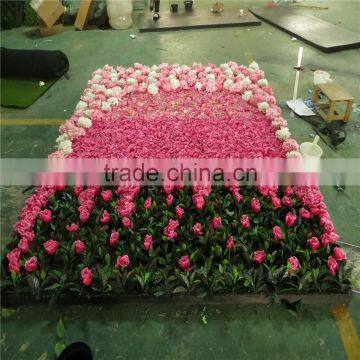 SJ0061874 Hot sale artificial flower wall hanging flower for weeding decoration