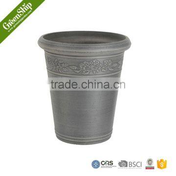 decorative coloful garden cheap cement garden flower pot