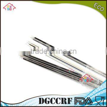 NBRSC Barbecue Skewers, 17-inch Stainless Steel BBQ Stick Grilling Kabob Skewers (Pack of 10), Reusable photo-2