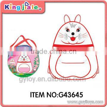 rabbit kids animal playing tent