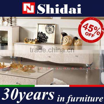 Factory Direct Peach Color Marble Top tv Stand LV-E802 photo-2