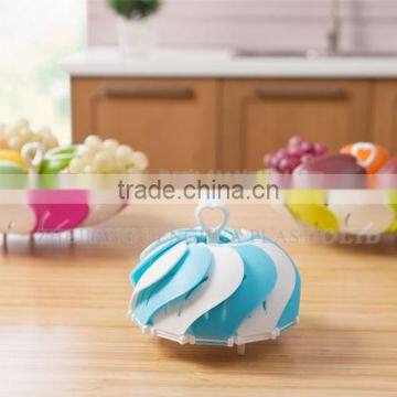 Cheap Plastic Plate Foldable Fruit Plate