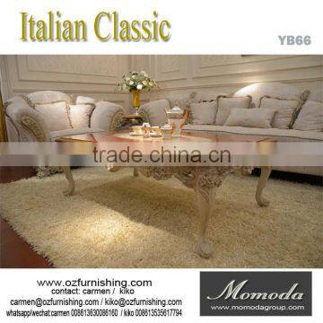 YB66 Baroque Style Furniture Handmade Furniture Small Squarecoffee Table/hand Carved Wooden Side Coffee Table photo-3