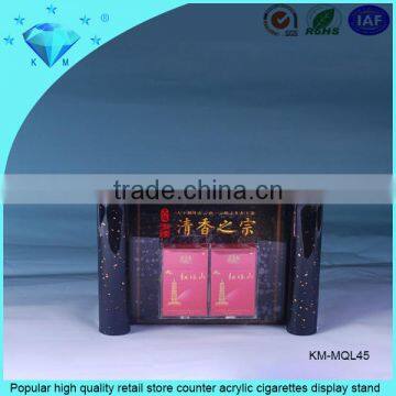 New Design Elegant L Shape White Acrylic Cigarette Display Rack photo-5