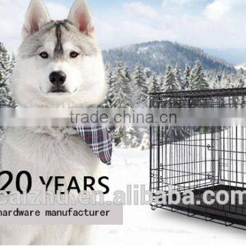 Black Cheap Poultry Farming Equipment Metal Large Steel Iron Dog Cage photo-5
