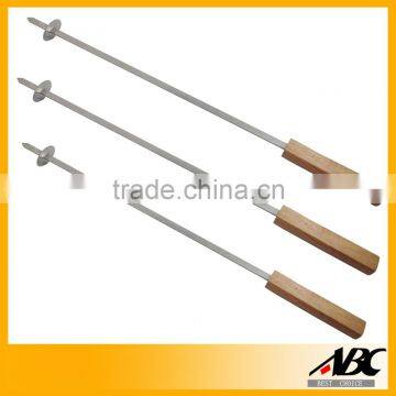 Hot Selling BBQ Skewer/BBQ Products with Rubber Wood Handle