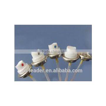 Furniture polish aerosol tinplate valve