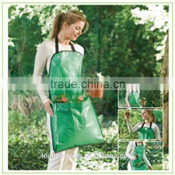 PE plastic printed cheap cute aprons for garden