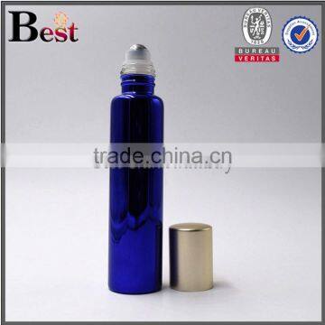 New Products Cost Price UV Light Blue 30ml Roll on Glass Bottle High Quality Fancy Tube Perfume Bottles Manufacture photo-2