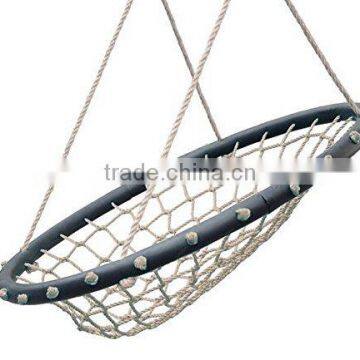 24" Diameter Children's Swing Hammock Hanging Rope Chair Porch Swing at Playground Tree Outdoor and Indoor photo-4