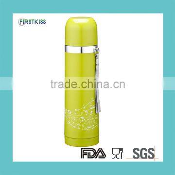 ZC50 double wall stainless steel color vacuum flask in bullet type