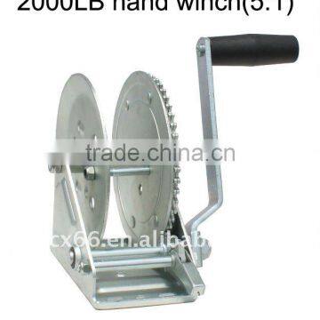 2000LB manual winch