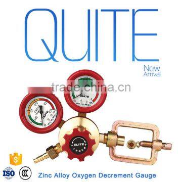 TPR coating oxygen decrement gauge,oxygen gas pressure gauge,oxygen cylinder gauge