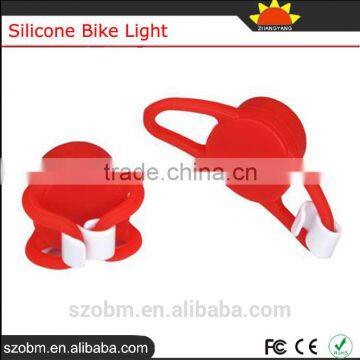 Red Bicycle Headlight Silicone Bike Light For Safety Travel photo-3