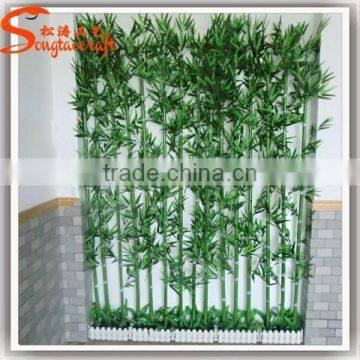 Guangzhou Supplier Wholesale Artificial Plastic Bamboo Poles Cheap Lucky Bamboo Tree Leaves Branch Plants Indoor Decoration photo-4