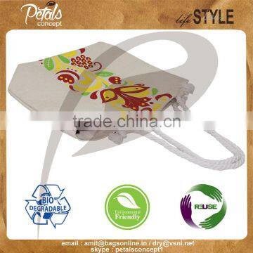 Indian Beach Bag Made From Ecofriendly Cotton Canvas Fabric photo-6