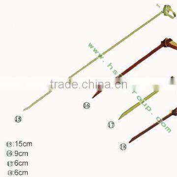 bamboo looped skewer stick /knot picks