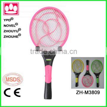 Unique design anti mosquito swatter ZHOUYU rechargeable electric mosquito killer