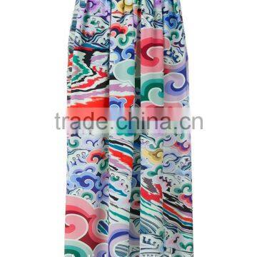 Latest Ladies Fashion Long Silk Skirt China Factory Price photo-4