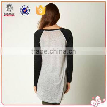 2016 Plain Thin Long t Shirt Woman T-shirt photo-2