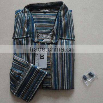 Men's stock shirt of 100% cotton