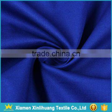 China Supplier Royal Blue Heavy 100 Cotton Twill Fabric for Garment