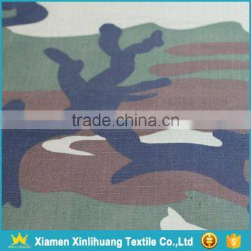 Customized 65 Polyester 35 Cotton Camouflage Printed Ripstop Fabric photo-3