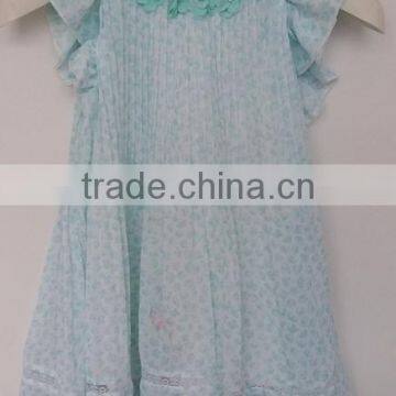 Cute Baby Girls Chiffon Embroidered Dress for Summer