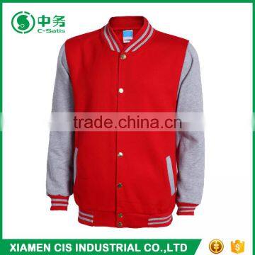 New Product Multi Color Sailor Collar 4XL Plus Size Mens Plain Varsity Jacket photo-4