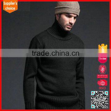 Fashion mens cashmere wool fabric knitwear wholesale cashmere sweater high neck