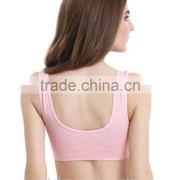 Sweet Lady Pink Super Comfortabletop Quality Sports Bra Wholesale photo-2