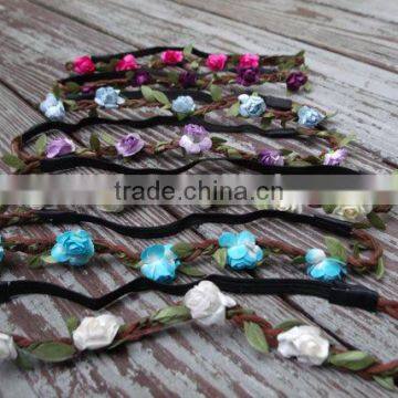 Wholesale Silk Artificial Flower Flower Crown Hair Accessory photo-2