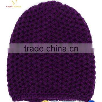 7GG Thick Wool Knit Lady Beanie Hat photo-4