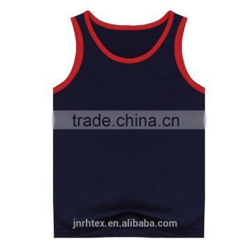 New Design Plain no Brand 100%cotton Tank Tops photo-3