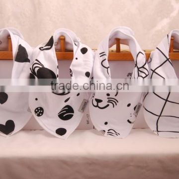 S17207A High Quality New Design Organic Cotton Baby Bandana Bibs photo-4