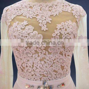 2017 China Manufacturer Customized Long Sleeve Lace Wedding Dress photo-6
