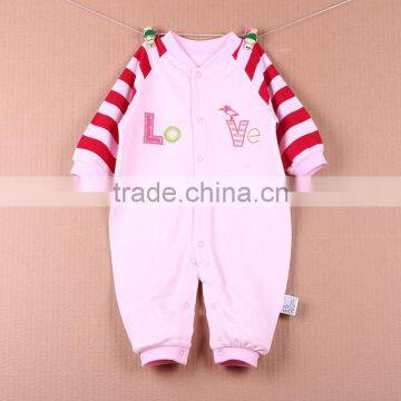 Wholesale Baby Cotton Romper Cute Jumpsuit Long Sleeve Baby Onesie photo-3