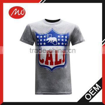 men custom design round neck printed t-shirt