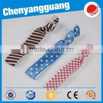 Fancy Hair Ties Nylon Folded Over Elastic Ribbon photo-5