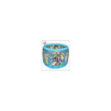 Large PVC Stripe Round Inflatable Swimming Pools For Babies Play , 134X57cm