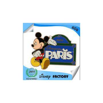 custom disney pin，disney  lapel pin badge medal coin manufacturer in China