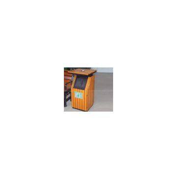 BH126-8 Wooden Dustbin