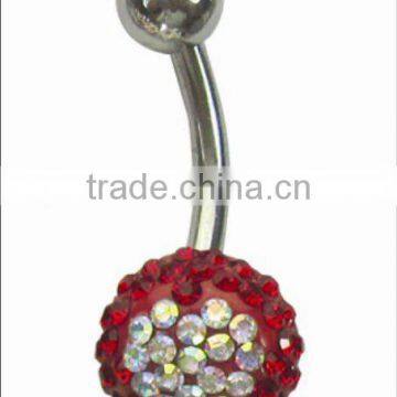 Heart Love Navel Piercing Belly Ring