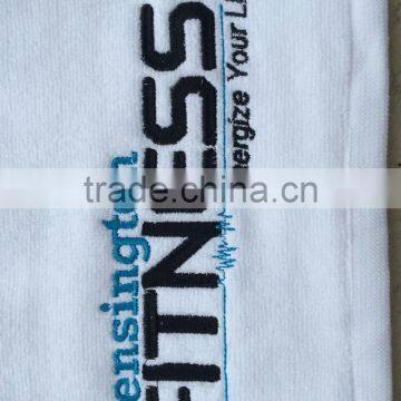 Various Custom logo embroidery 100% cotton fitness towel