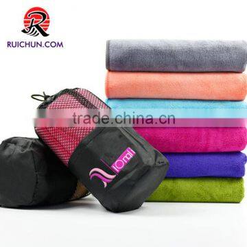 Wholesale Custom Soft Microfiber Fabric Roll Gym Towel Logo